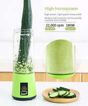 Portable Blender USB Rechargeable Personal Juicer Cup - Small Fruit Juice Mixer for Shakes and Smoothies