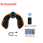 Remote Controller EMS Muscle Stimulator - Smart Electric Fitness Trainer for Abdominal Training & Weight Loss
