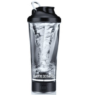 Black Premium Electric Protein Mixer Bottle - 24 Oz Portable Mixer Cup