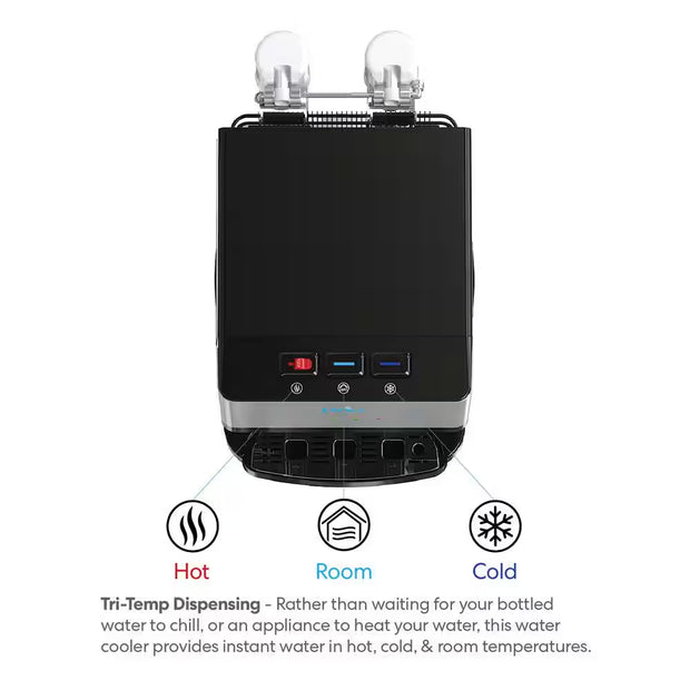 Tri-Temp 2-Stage Countertop Point of Use Water Cooler with UV Self-Cleaning