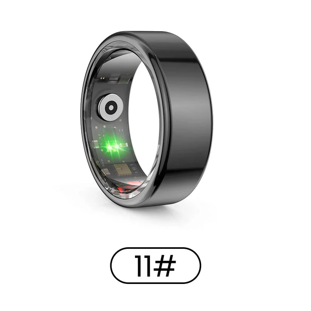 Smart BLE Ring - Multi-Sport Modes, Heart Rate, Blood Oxygen Monitor, IP68 & 5ATM Waterproof