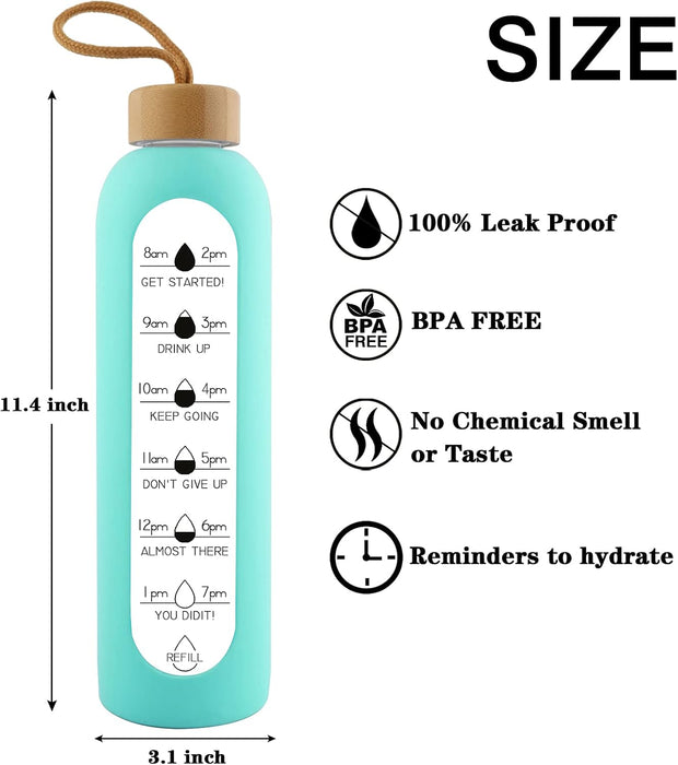 32Oz Sport Water Bottle - Vacuum Insulated Stainless Steel, Leak-Proof Cola Shape