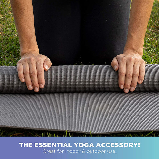 Extra Thick Adult Yoga Mat | 6mm (¼”) Thick X 72” L X 24” W | Non-Toxic, Non-Slip, Eco-Friendly