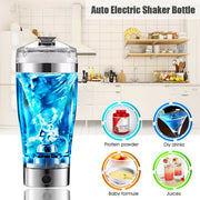 Electric Protein Shake Stirrer USB Shake Bottle - Milk Coffee Blender for Sports & Fitness