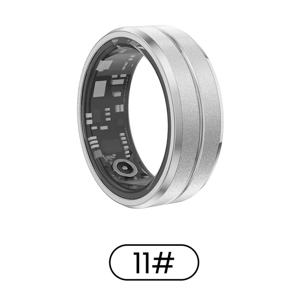 Smart BLE Ring - Multi-Sport Modes, Heart Rate, Blood Oxygen Monitor, IP68 & 5ATM Waterproof