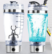 Electric Protein Shake Stirrer USB Shake Bottle - Milk Coffee Blender for Sports & Fitness