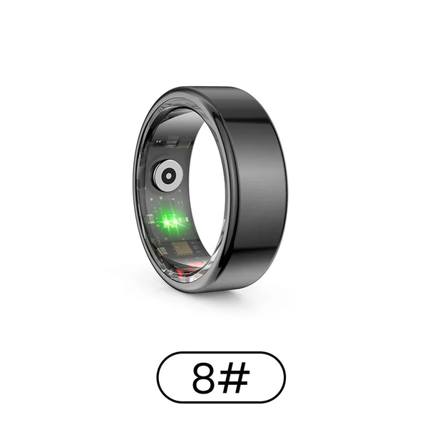 Smart BLE Ring - Multi-Sport Modes, Heart Rate, Blood Oxygen Monitor, IP68 & 5ATM Waterproof