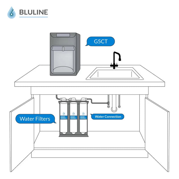 Countertop Bottleless Electric Filtered Water Dispenser
