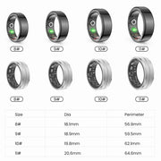 Smart BLE Ring - Multi-Sport Modes, Heart Rate, Blood Oxygen Monitor, IP68 & 5ATM Waterproof