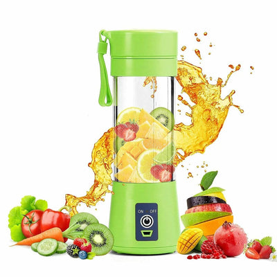 Portable Blender USB Rechargeable Personal Juicer Cup - Small Fruit Juice Mixer for Shakes and Smoothies