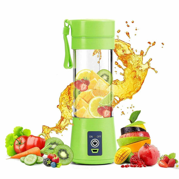 Portable Blender USB Rechargeable Personal Juicer Cup - Small Fruit Juice Mixer for Shakes and Smoothies