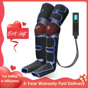 360° Foot Air Pressure Leg Massager - Promotes Blood Circulation & Muscle Relaxation