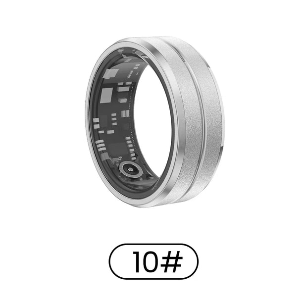 Smart BLE Ring - Multi-Sport Modes, Heart Rate, Blood Oxygen Monitor, IP68 & 5ATM Waterproof