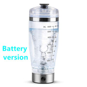 Electric Protein Shake Stirrer USB Shake Bottle - Milk Coffee Blender for Sports & Fitness
