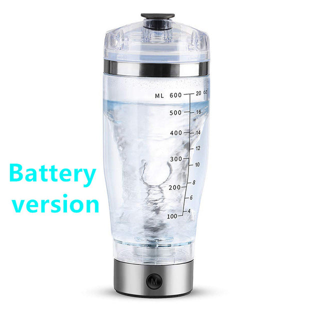 Electric Protein Shake Stirrer USB Shake Bottle - Milk Coffee Blender for Sports & Fitness