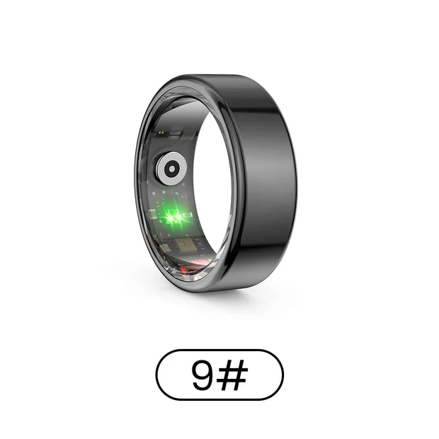 Smart BLE Ring - Multi-Sport Modes, Heart Rate, Blood Oxygen Monitor, IP68 & 5ATM Waterproof
