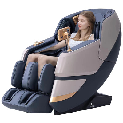 MT339 4D Massage Chair with Electric Extendable Footrest, Zero Gravity, and Touch Screen Controls